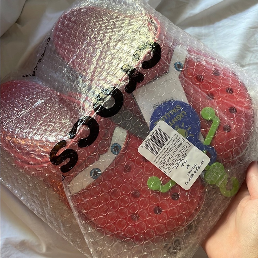 SOLD lightning mcqueen crocs
